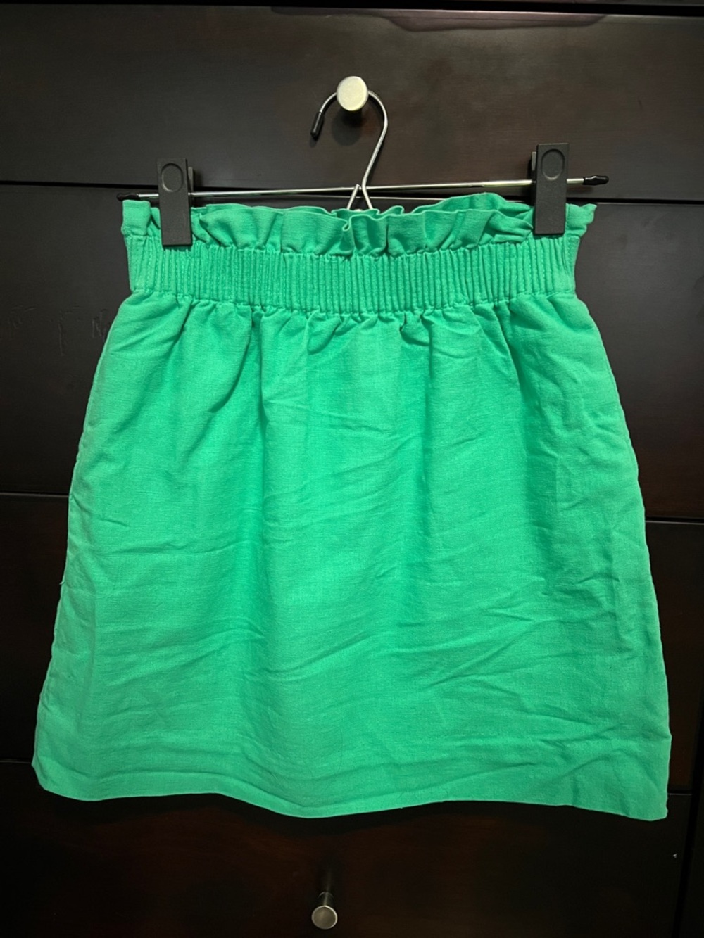 J Crew - Green Cinch-Waist Skirt